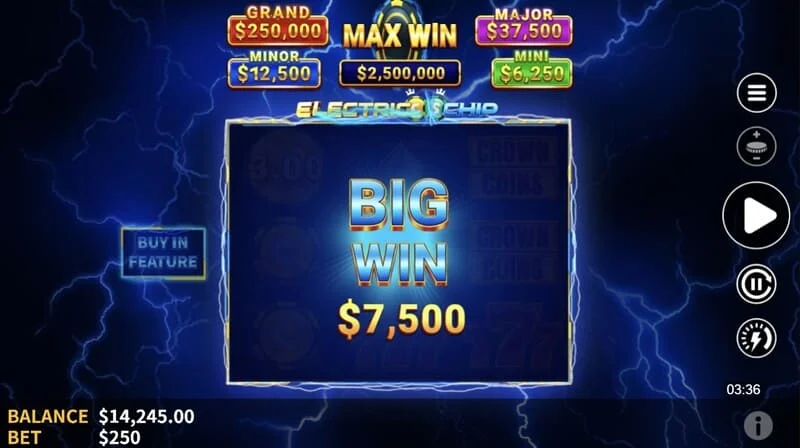 Electric Chip - final collection of Electric Coins by the collector with a fixed Jackpot